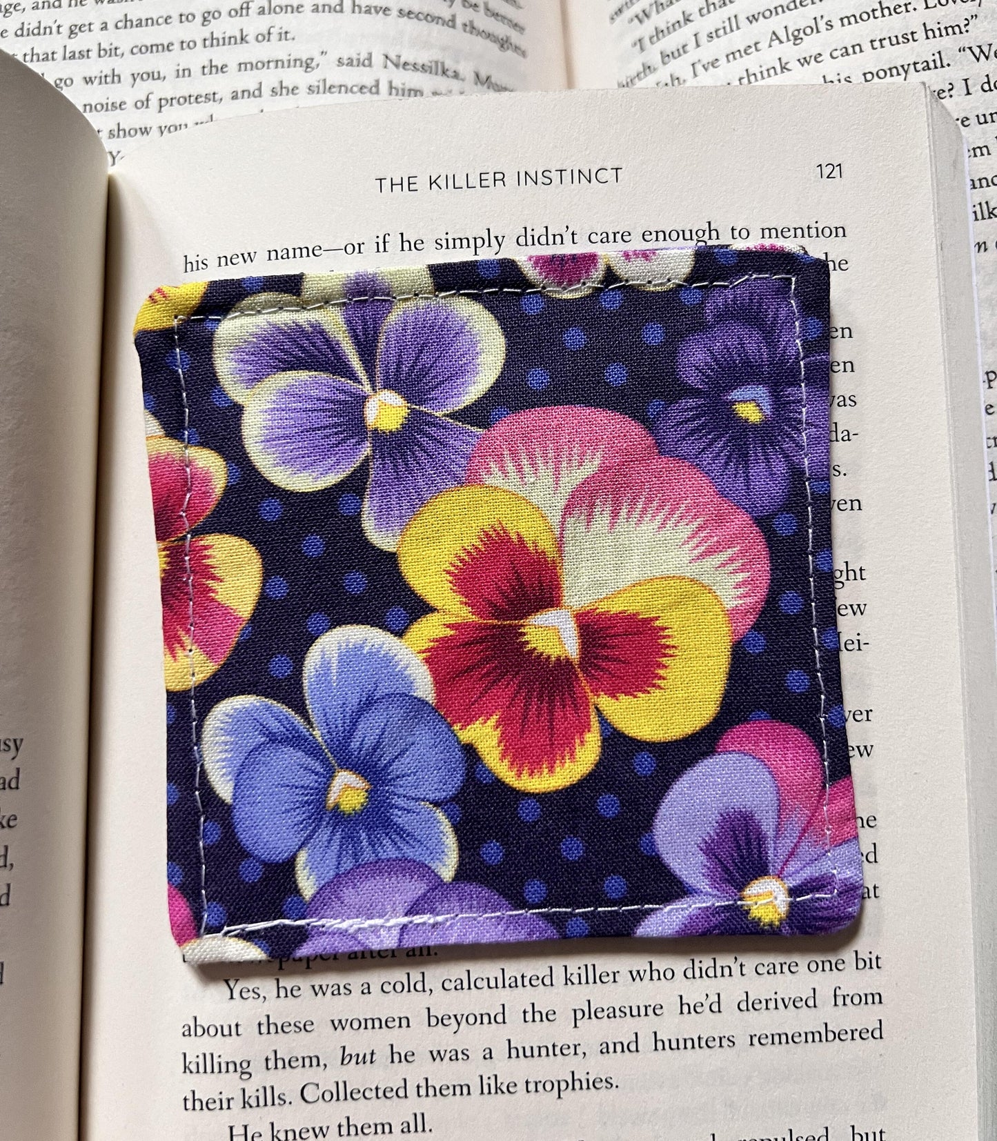 Pansy Corner Bookmark