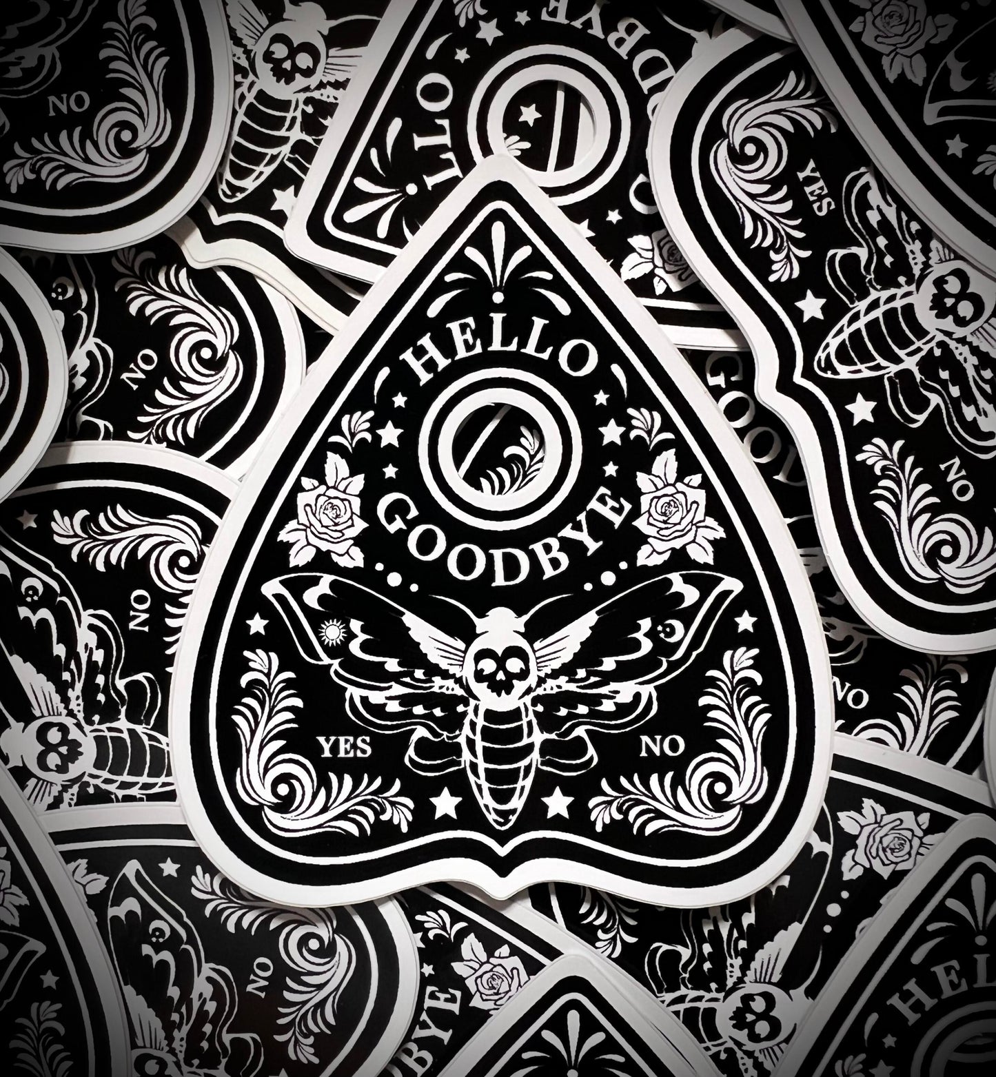 Ouija Planchette DieCut Vinyl Sticker