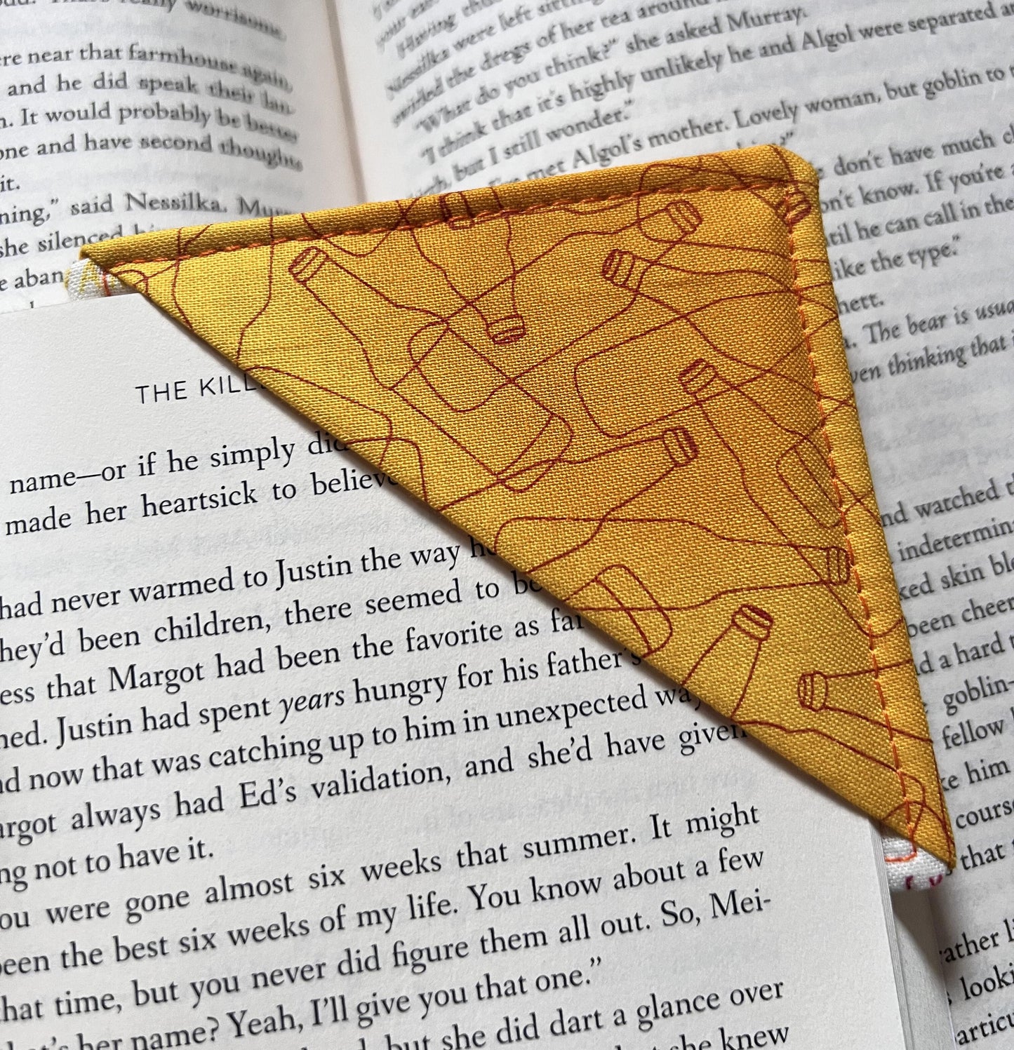 Beer Bottle Corner Bookmark