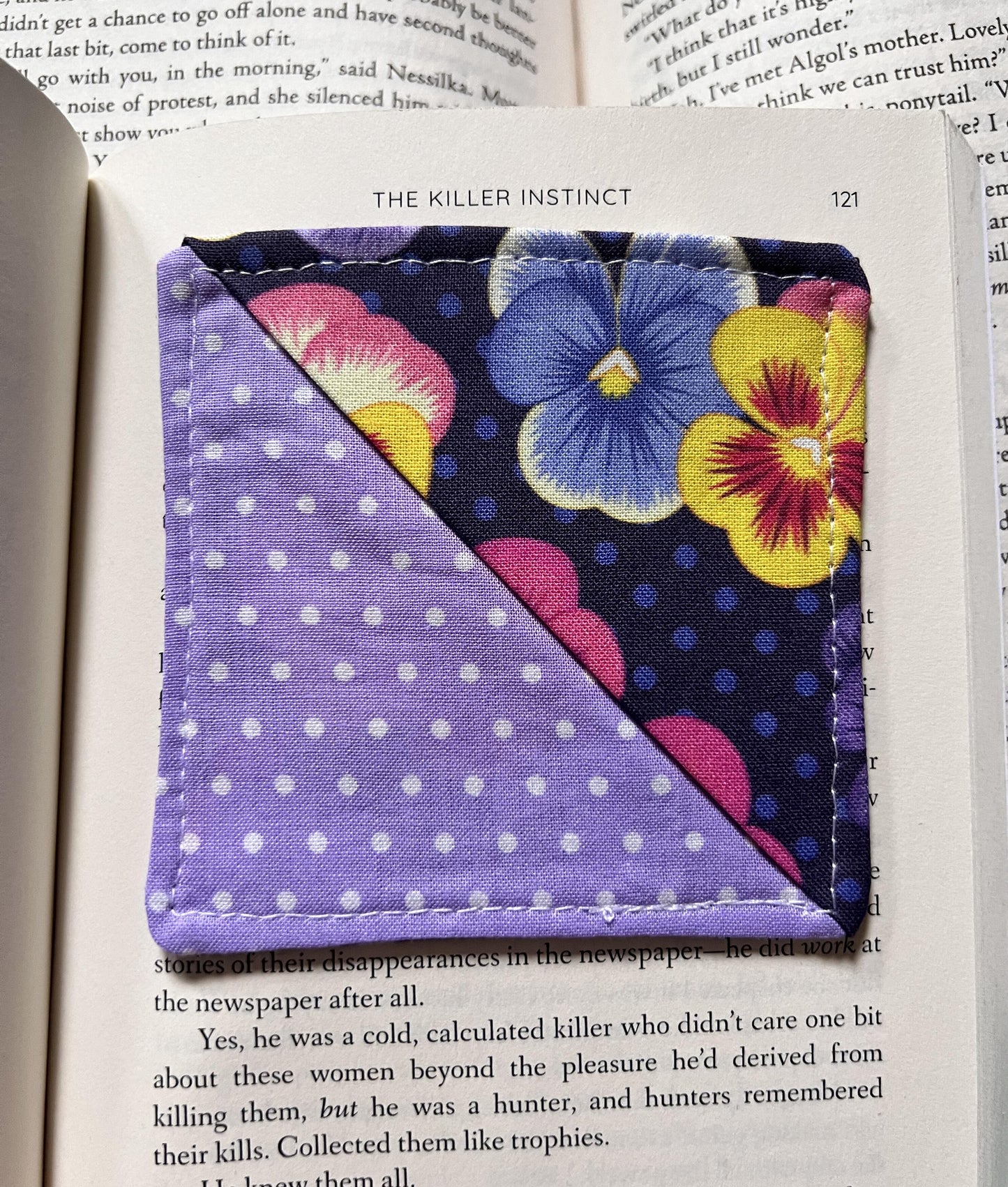 Pansy Corner Bookmark