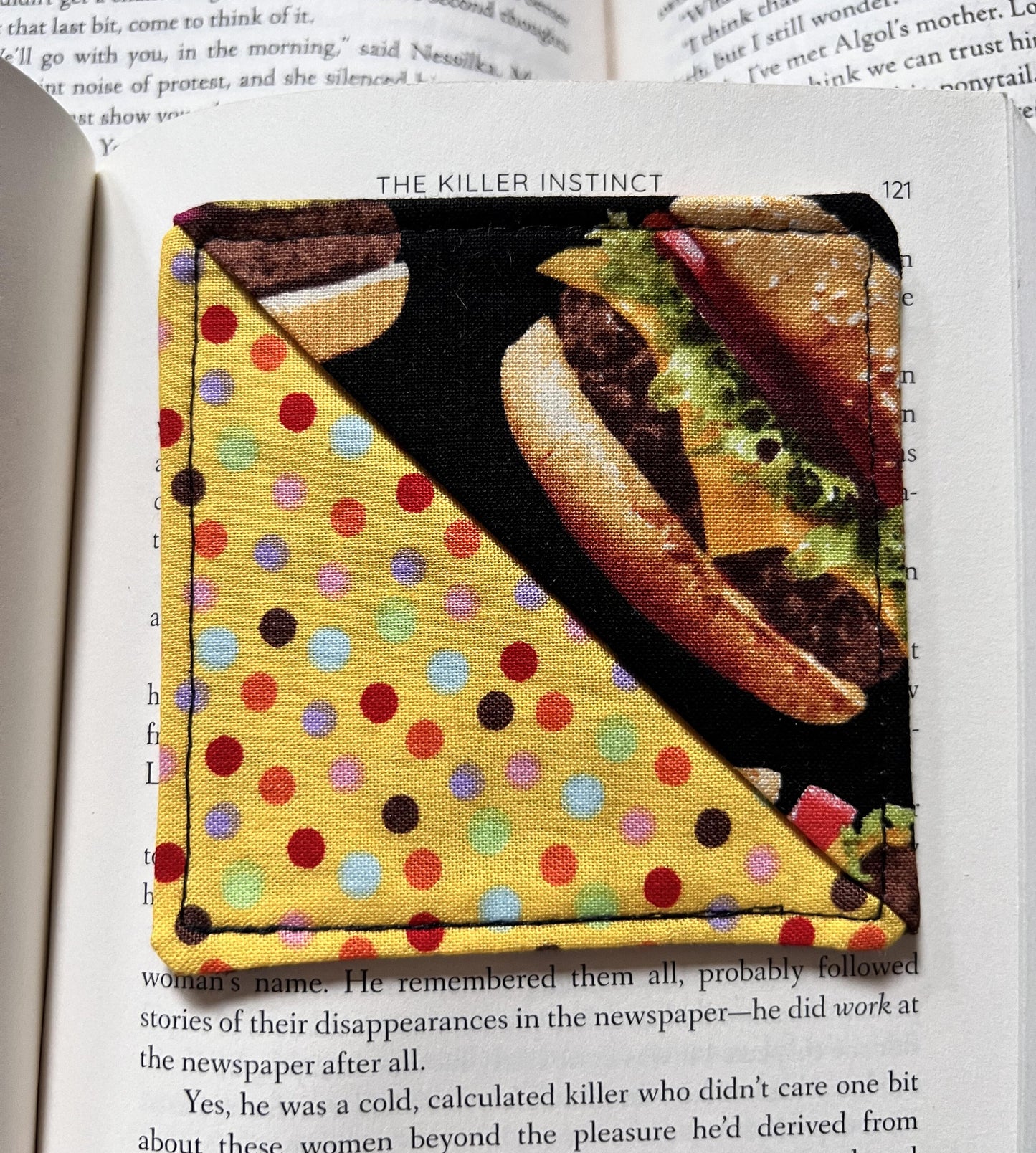 Cheeseburger Corner Bookmark