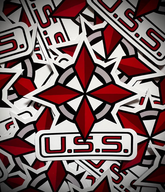 U.S.S. DieCut Vinyl Sticker