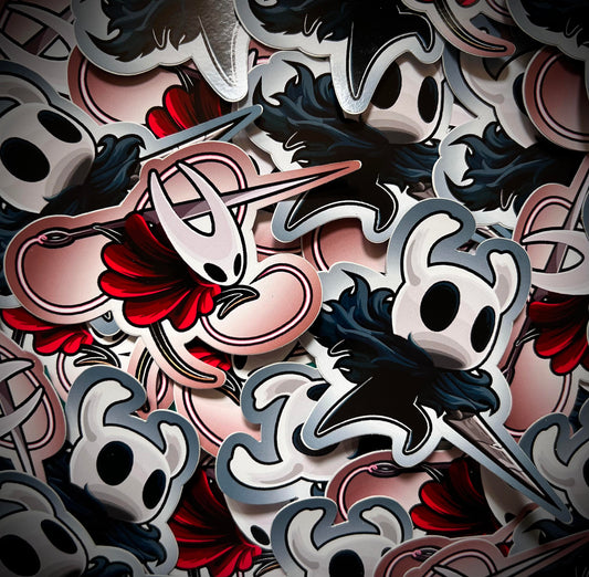 Hollow Knight DieCut Vinyl Sticker Duo