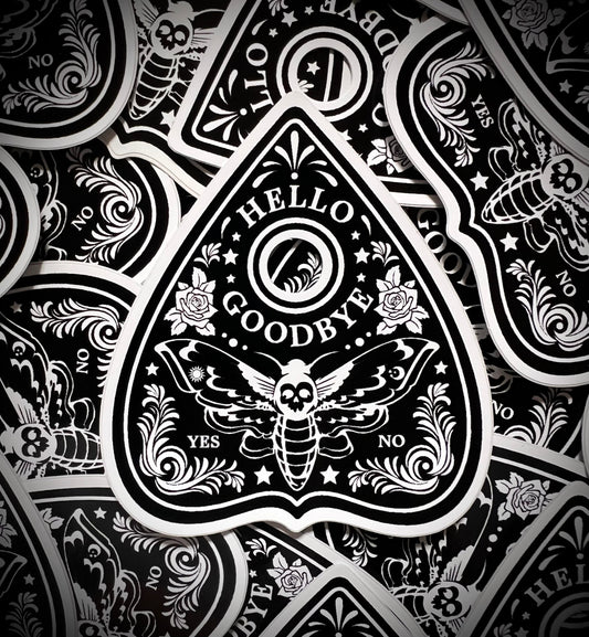 Ouija Planchette DieCut Vinyl Sticker