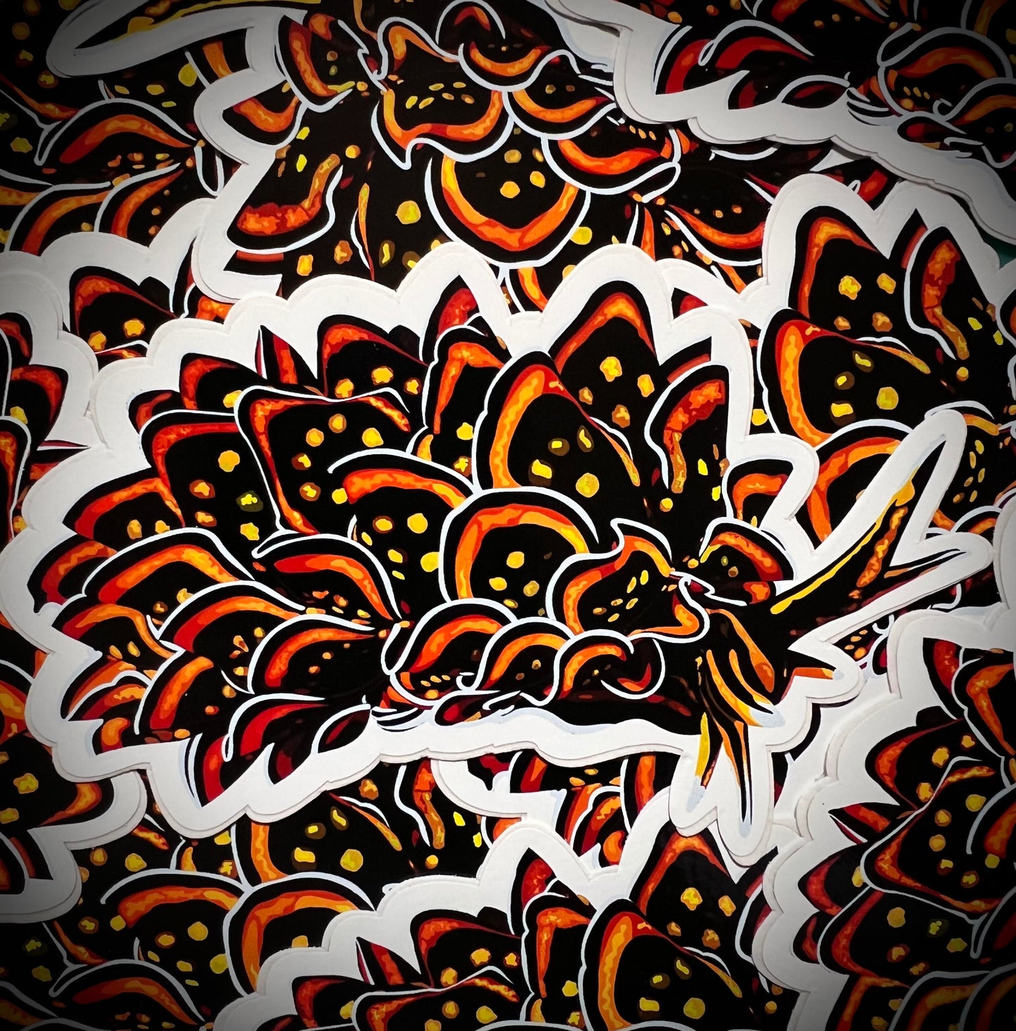 Sea Slug Vinyl DieCut Sticker Four Pack