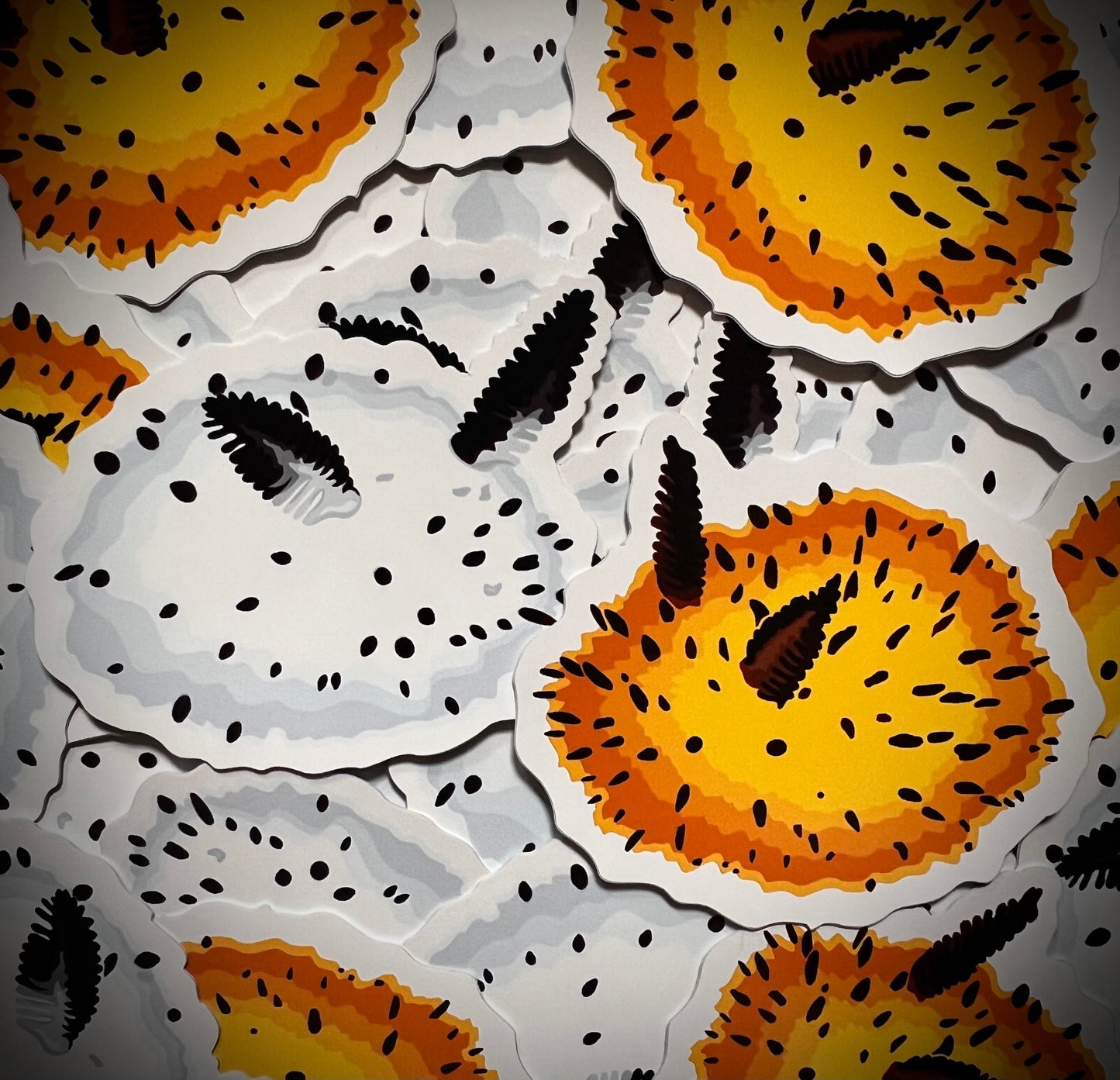 Sea Bunny Sea Slugs Vinyl DieCut Sticker Duo