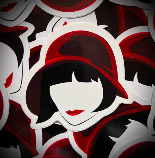 Miss Fisher Vinyl DieCut Sticker